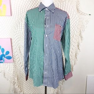 Vineyard Springs Party Stretch Tucker Shirt Large